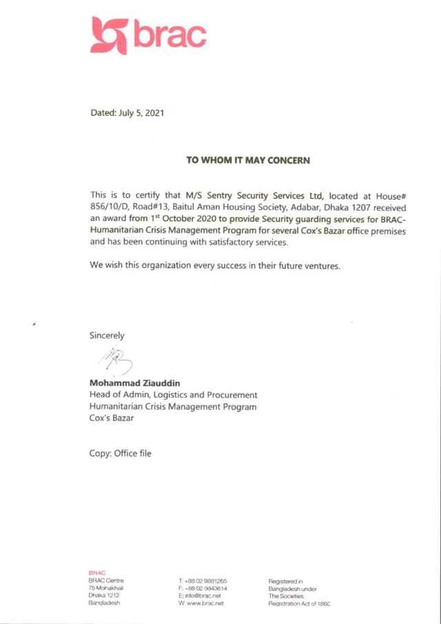 BRAC (Bangladesh Rehabilitation Assistance Committee)